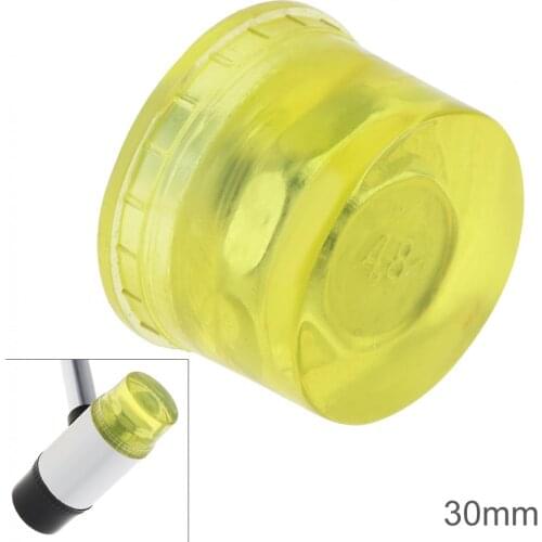 30mm Rubber Hammer Head Double Faced Work Glazing Window Beads Hammer with Replaceable Hammer Head Nylon Head Mallet Tool