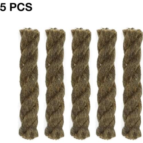 5/10PCS Tinder Rope Survival Outdoor Hiking Lighter Camping Tinder Lightweight Portable Practical Fire Starter Hemp Rope Wick