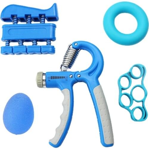 5pcs/set Grip Strength T rainer Kit Hand Grip Strengthener Kit Hand Strengthener & Grip Strength Kit Hand Exerciser Grip