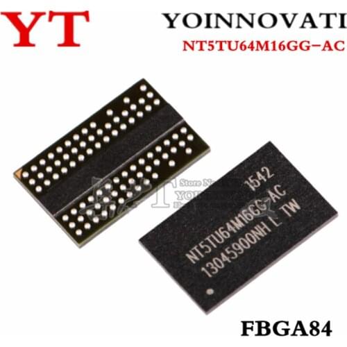 50pcs/lot NT5TU64M16GG-AC NT5TU64M16GG 5TU64M16GG FBGA84 IC