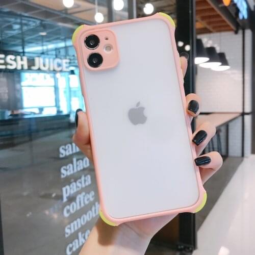 Four corner anti drop bumper skin sensitive case for iPhone x 11 Pro Max XR XS Max x 8 7 6 6S plus for iPhone 11 Pro case