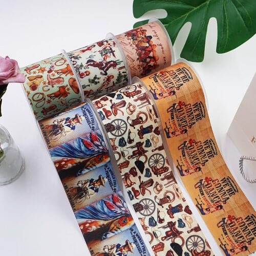 DIY Cartoon Printed Grosgrain Ribbon For Craft Supplies Sewing Accessories 5 Yards, Planar Resins Mold 10 Pieces. 47907