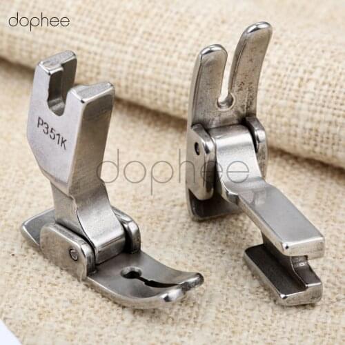 Dophee 1pc P351K Steel Industrial Lockstitch Sewing Machine Presser For Juki Brother Yamato Zoje PFAFF GEMSY Jack