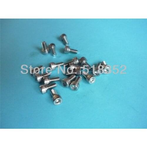 M4 x 45/ 50mm DOUBLE SHENG 304 Stainless Steel Screw with Cylinder Head Inner Hexagon for EDM Machine Accessaries