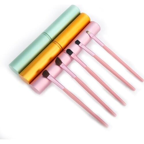 Makeup Brushes Professional Mini Eye Makeup Brush Set Smudge Eyeshadow Eyeliner Eyebrow Brush Lip Travel Portable Make Up Brush