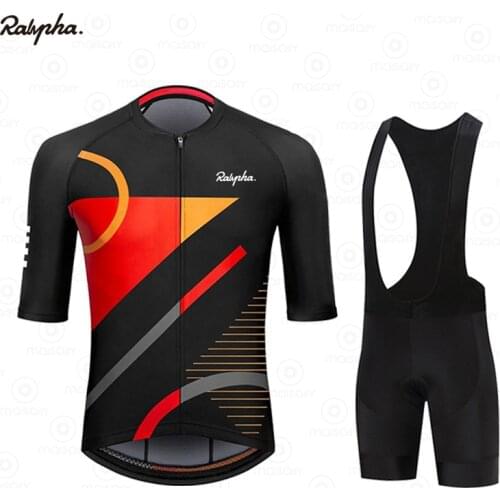Ralvpha 2021 Summer Cycling Jersey Ciclismo Ropa Hombre 19D Gel Bike Bib Shorts Sets Tenue Cycliste Cycling Bike Uniform