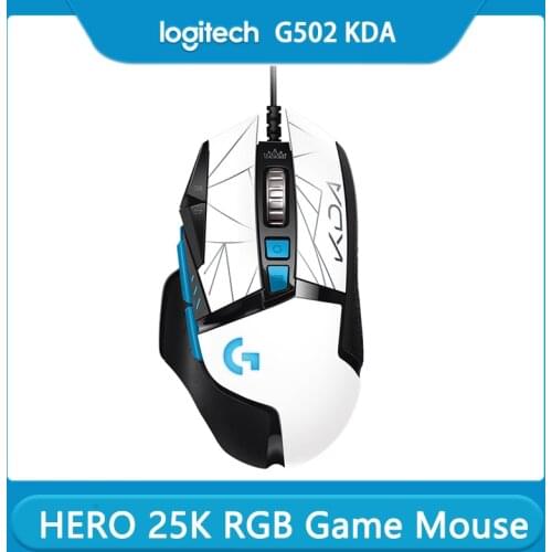 Logitech G502 HERO League of Legends KDA Womens Group Customized Wired E-sports Gaming Mouse 25600DPI