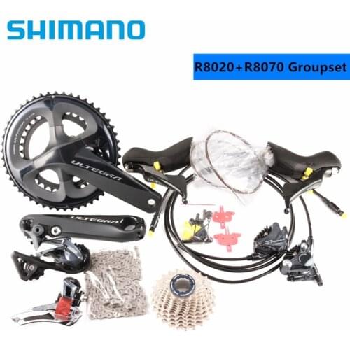 Shimano Ultegra R8020+R8070 R8000 2 x 11 Speed Hydraulic Disc Brake Build Kit Derailleurs ROAD Bike Bicycle Groupset