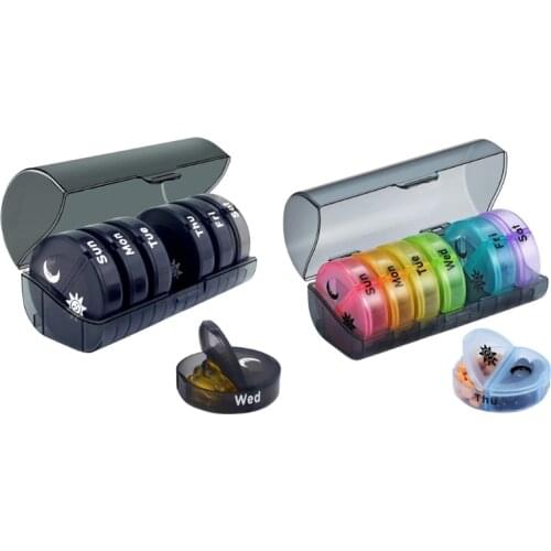 2021 New Moistureproof Pill Organizer Large Capacity To Hold Pill Supplement Case Plastic