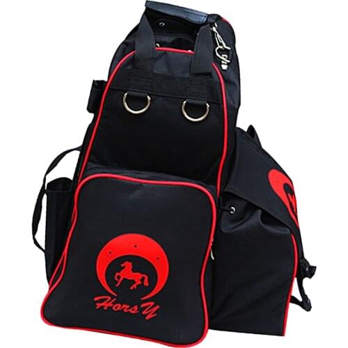 Oxford Horse Riding Boots and Helmet Carry Bag Waterproof Equestrian Backpack Shoulder Pack