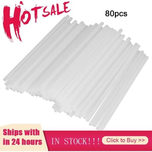 Hot 80 pcs Pop Sucker Sticks Chocolate Cake Lollipop Lolly Candy Making Mould White Non-Toxic Food Grade Disposal Lollipop Stick