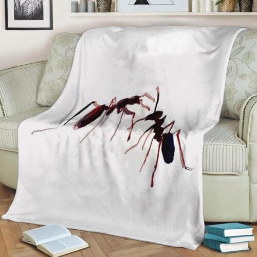 Ants 3D Print Plush Blanket Throw On Sofa Home Decor Soft Warmth Washable Nap Blanket Dropshipping