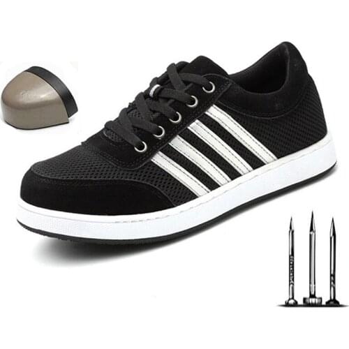 Steel Toe work Shoes Safety Boots Anti-Smashing Anti-Slip Steel Puncture Proof Construction Men Woman Sneakers Shoes 2021 New