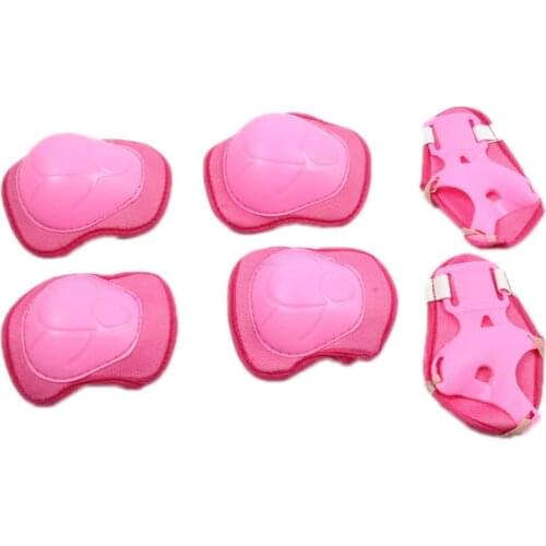 Adjustable Skating Protective Gear Set Elbow Pads Bicycle Skateboard Ice Skate Roller Knee Protector For Adult Kids Gift 6pc/set