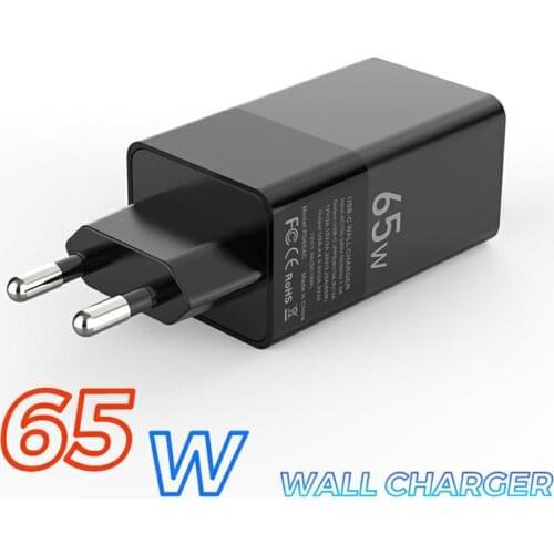 65w Quick Charge GaN Charger 4.0 3.0 Pd Usb Quick Charge Charger For Smartphones Macbook Tablets Fast Charger
