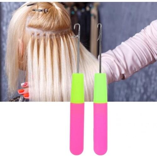 Crochet Latch Hook Needles Hair Extension Braiding Crafts Skill Tool Kit Hair Extension Tools