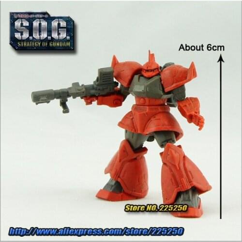 Japan Anime BANDAI Genuine Original Gashapon PVC Figure Strategy of Gundam S.O.G / SOG 6 - Johnny Ridden MS-14B Gelgoog