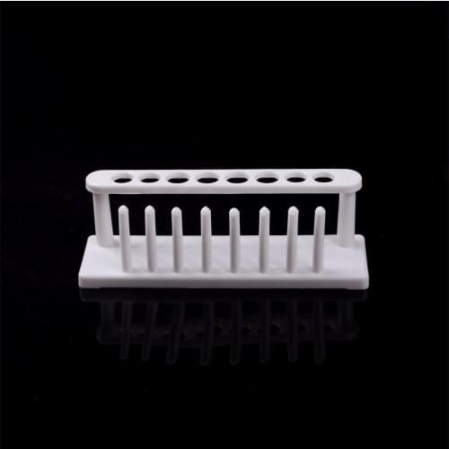 1PC 8 Holes Plastic Test Tube Rack Testing Tubes Holder Storage Stand School Laboratory Supplies