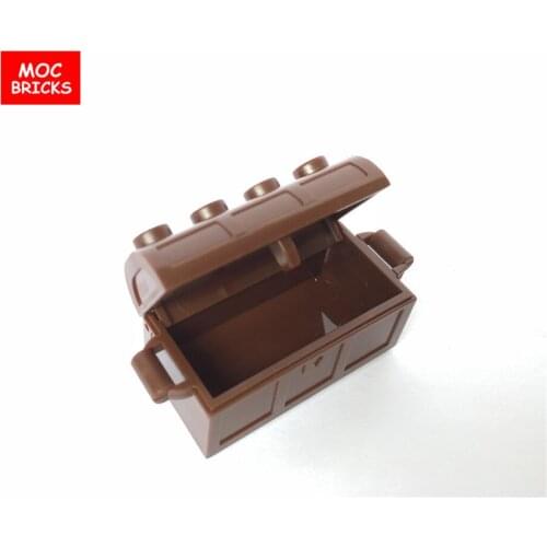 20pcs/lot New DIY Lager box pearl Brown treasure chest fit with 4738 4739 Educational building block bricks kids toys best gift