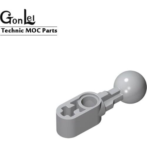 20Pcs/lot High-Tech Beam 1x2 with Ball Joint Straight Bricks Parts MOC Building Block DIY Parts Toys Compatible with No.64276