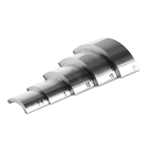 5 step pipe test block 2.5mm/5mm/10mm/15mm/20mm Ultrasonic test block 304 stainless Steel block
