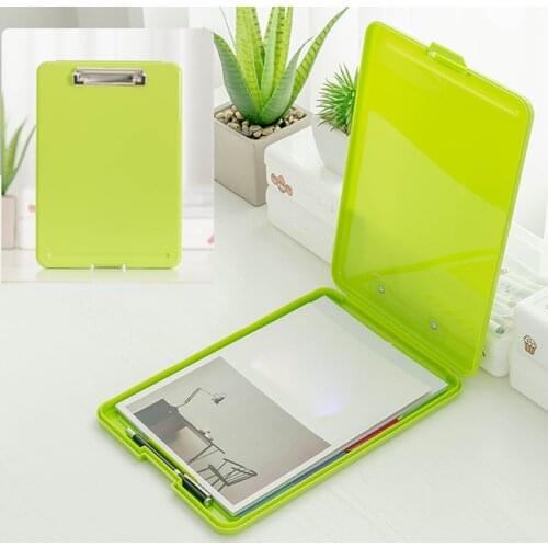 A4 File Box Waterproof Document Folder File Test Paper Storage Case Multifunctional Office Stationery Supply