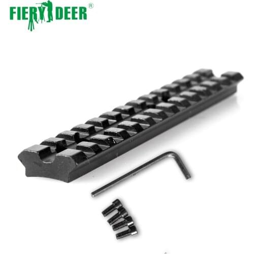 Fiery Deer Scope Mount Adapter Base Screws Curve Rifle Round Bottom Install Pistol Airsoft Hunting/D06