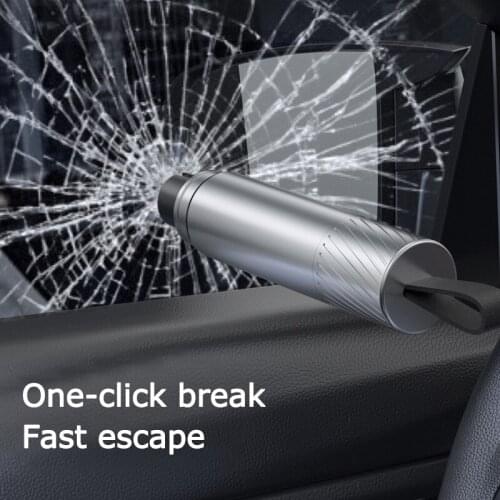 Car Safety Hammer Car Emergency Glass Window Breaker Seat Belt Cutter Life-Saving Escape Car Emergency Tool 1s broken Glass