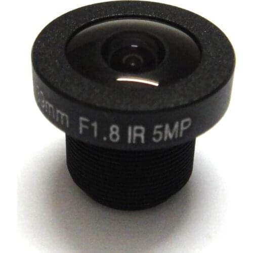 HD 5mp 1.39mm cctv camera Lens 1/3" Wide Angle M12 F1.8 IR Board Panoramic Fisheye lenses for 720P/1080P Camera