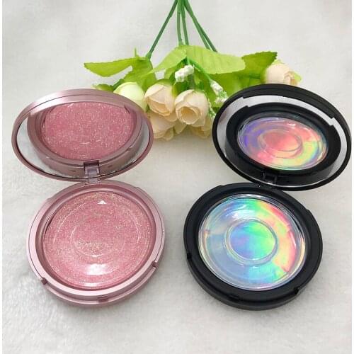 Eyelashes box mirror box empty lashes package dramatic wholesale plastic eyelash box custom label