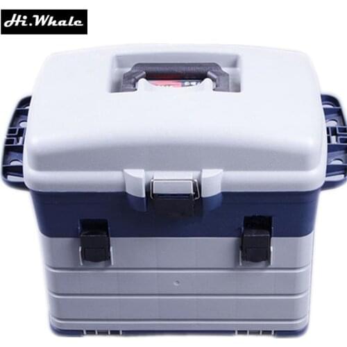 Multifunctional fishing tackle box lure tool box accessories box tackle big box