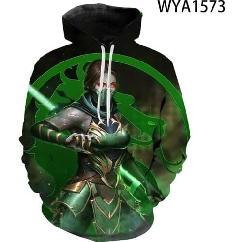 Mortal Kombat Fashion Hoodies Sweatshirts Men Women Children Fashion 3D Printed Boy Girl Kids Pullover Casual Streetwear Tops