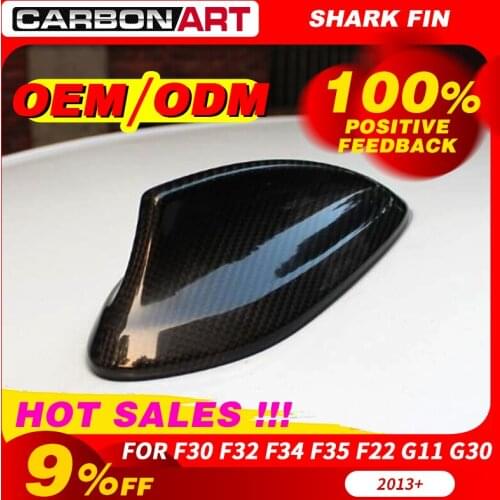 Carbon Antenna Cover Shark Fin For bm-w E90 E92 E93 F30 F35 F32 M2 M3 M4 Glossy Black For bm-w G30 G38 525i M550i 2013-2018