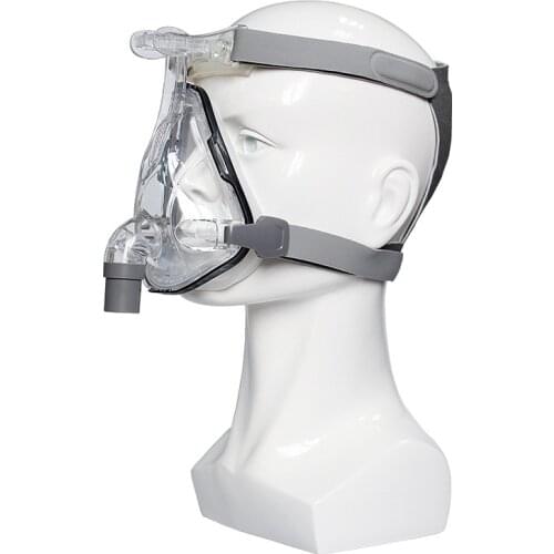 Full Face Mask For CPAP BIPAP Machine Size M Anti Snoring And Sleep Aid With Free Headgear