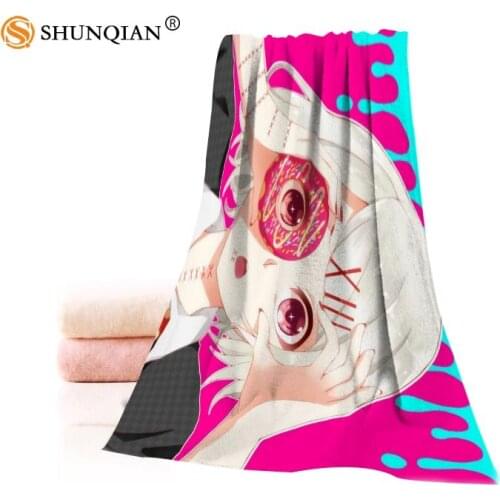 Microfiber Towels Custom tokyo ghoul Face Towel/Bath Towel Size 35x75cm, 70x140cm for family travel
