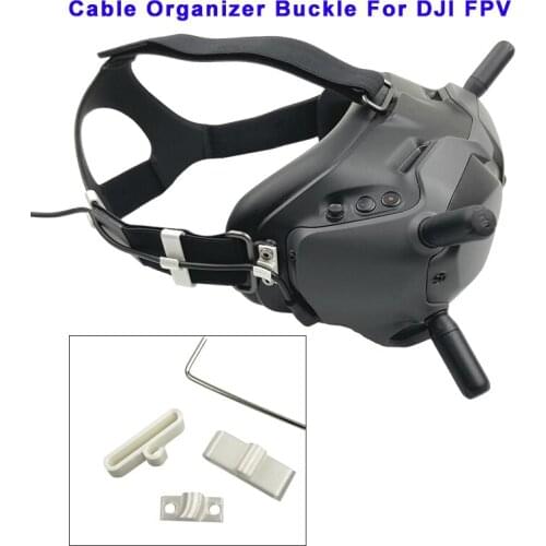 Charging Cable organizer buckle for DJI FPV Flight VR Glasses V2 Power Cord Charging Cable Fixed Organizer for DJI FPV drone