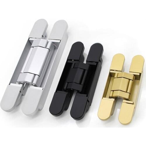 40KG/80KG/120KG Hidden Folding Wood Door Heavy Duty Hinge Concealed Furniture Hardware Cabinet Hinge