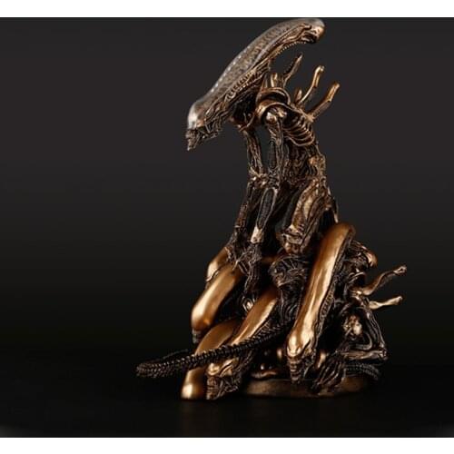 Special-Shaped Alien GK Model Hand-Made Imitation Copper Spot Ornaments Size:25CM*17.6CM*35CM