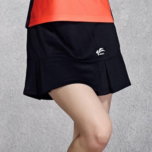 Sports Tennis Skirt Badminton Skort Quick Dry Breathable Slim Solid Badminton Pantskirt