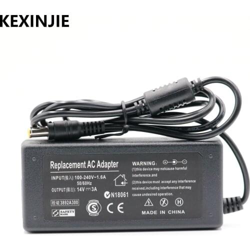 14V 3A AC to DC Power Charger Adapter Powerr Supply Charging Adaptor Converter 6.0*4.4mm for Samsung LCD Monitor