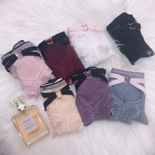 Female Seamless G-String Underwear Tanga Lingerie Sexy Lace Panties Women Transparent Heart Low-Waist Underpant Hollow Out Thong