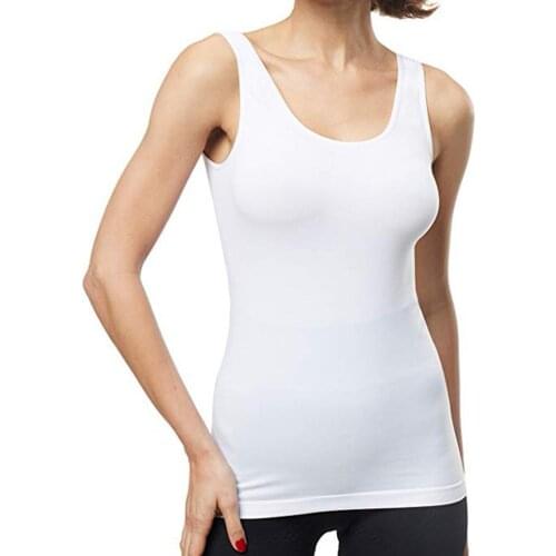 Women Tank Tops Bottoming Slim-fit Vest Summer Sleeveless Pure Color Blouse U Shape Cami Top Beach Singlet Swimwear Top Корсет