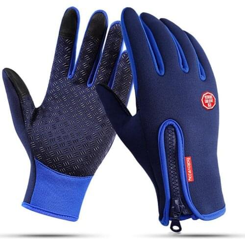 Bike Skiing Gloves Winter Thermal Warm Full Finger Skiing Glove Touch Screen Touchscreen Outdoor Cycling Skiing Motorcycle