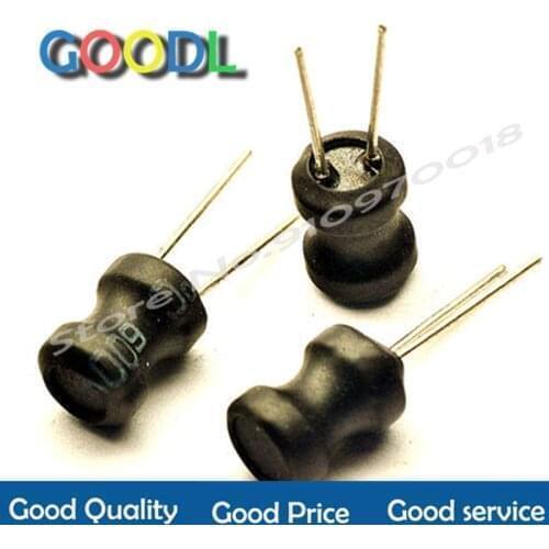 10pcs sin apantallar bobinado DIP inductancia de potencia SMD 0608(6*6*8mm) 150uH 220uH 330uH 470uH 1mH 2.2mH 3.3mH 4.7mH 10mH-e