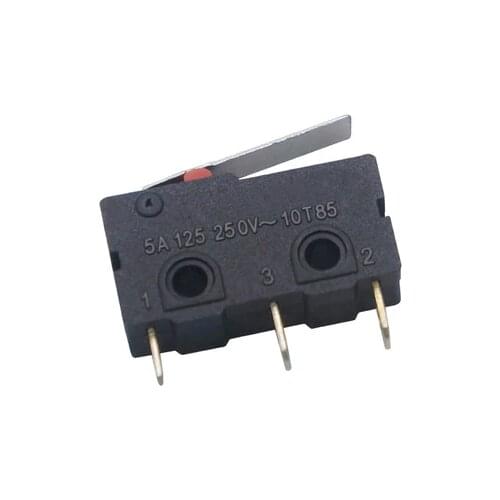 10pcs KW11-3Z-2 3PIN 5A 250VAC G69 Straight shank Tripod Mini Light Touch Switch for Mouse Switch Free Shipping