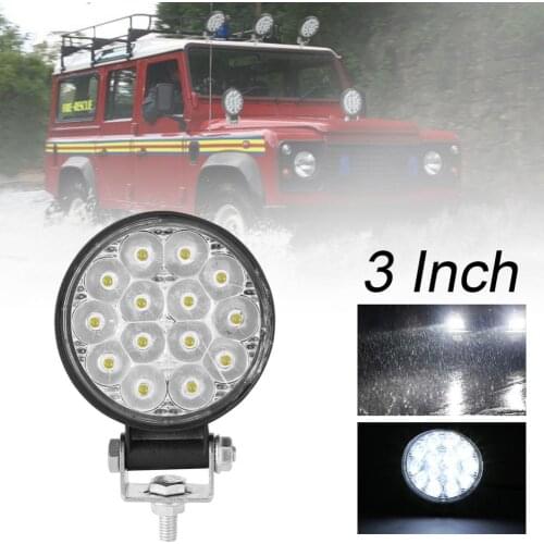 140W 6000K 14000LM Circular Waterproof LED Work Light for Off-Road Suv / Boat /4X4 Jeep / Truck