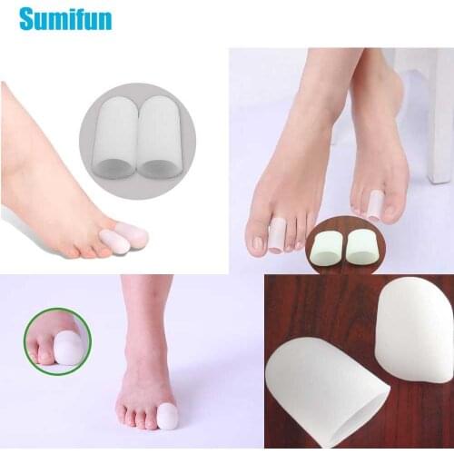 6Pcs Silicone Gel Bunion Splint Big Toe Separator Overlapping Spreader Protection Corrector Hallux Valgus Foot Protector D0157