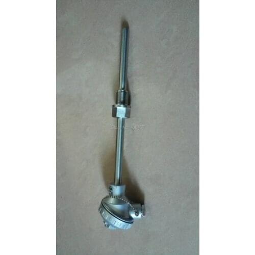 600*450mm WZP-230 Pt100 type fabricated thermocouple , industrial temperature sensor with screw,platinum resistance