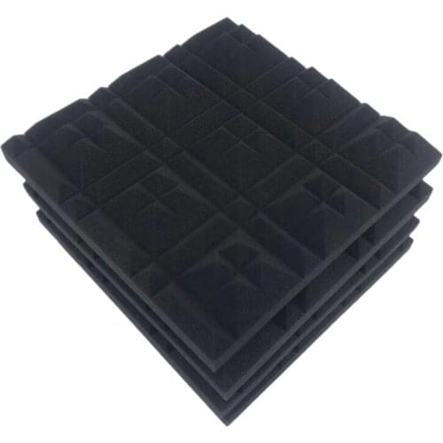 HOT Acoustic Panels Studio Foam 12Pack Pyramid 2inch x 12inch x 12inch Sound Absorbing Foam Soundproofing Wall Tiles