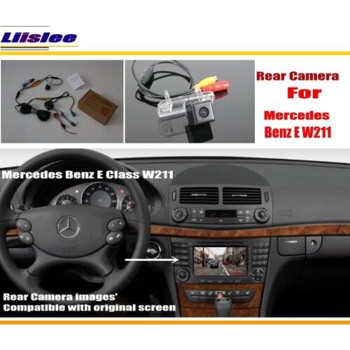Car Backup Reverse Camera For Mercedes Benz E W211 E280 E300 E320 2002~2008 2009 Rear Parking Camera Original Screen Compatible